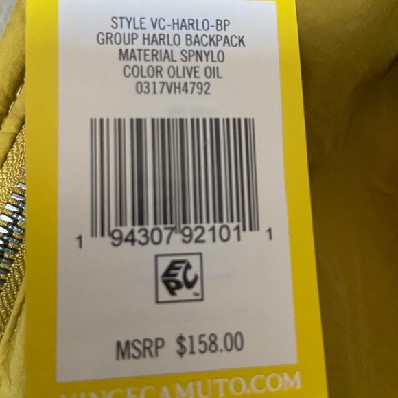 Vince Camuto Harlo Nylon Washable Backpack - Picture 6 of 10